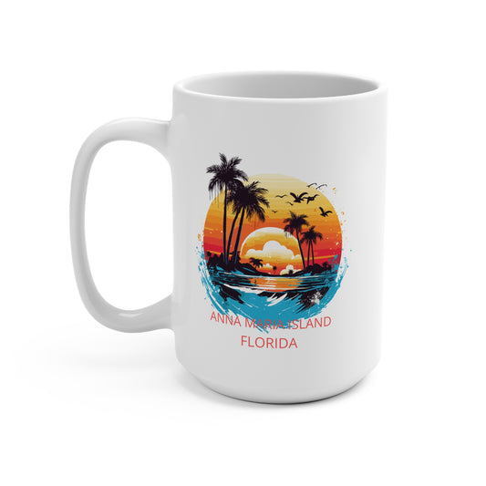 Florida Sunset Beach Mug — Anna Maria Island 15oz