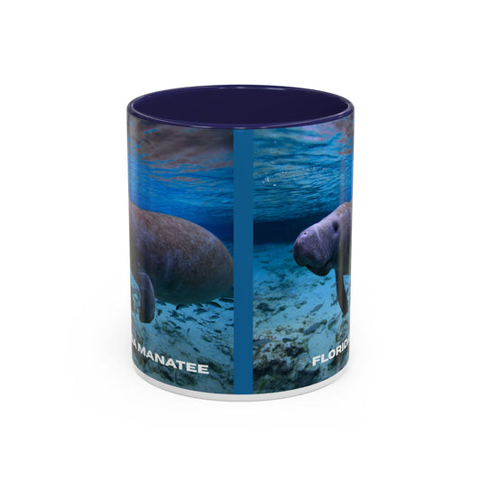 Florida Manatee Coffee Mug – Underwater Wildlife Accent Mug (11/15oz)