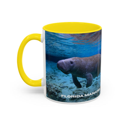 Florida Manatee Coffee Mug – Underwater Wildlife Accent Mug (11/15oz)