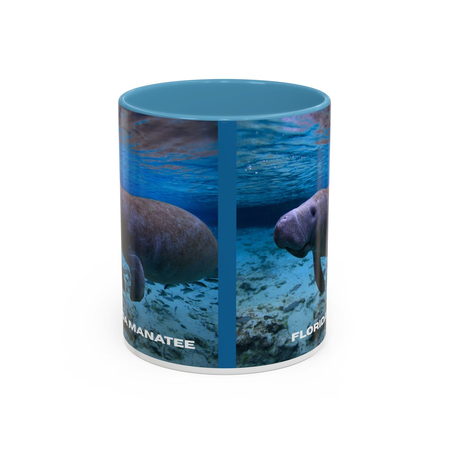 Florida Manatee Coffee Mug – Underwater Wildlife Accent Mug (11/15oz)